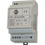 Spínaný DC/DC měnič na DIN lištu BKE SS-301-120/DIN 36-60V ->12V