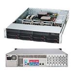 SUPERMICRO 2U chassis 8x 3,5" HS SAS/SATA, 600W (80PLUS  Platinum)