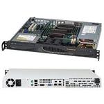 SUPERMICRO mini1U chassis, 2x 3,5" fixed HDD (nebo s MCP-220-00044-0N 2x2,5"), mechanika volitelná (slim), 350W (80PLUS