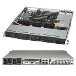 SuperMicro SC113MFAC2-R804CB 1U ATX (2×140W) 2NVMe,6SFF,slimCD,rPS 800W (80+ PLATINUM), 4×22k fan, černé