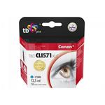 TB náhrada za Canon CLI-571XL C, azurová, 12.5ml