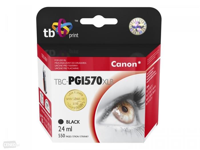 TB náhrada za Canon PGI-570XL BK, černá, 24ml