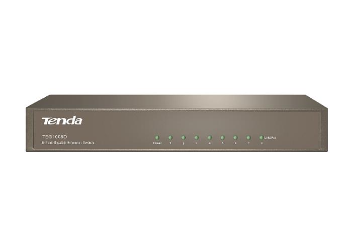 Tenda TEG1008D 8x Gigabit Desktop Ethernet Switch 10/100/1000 Mb/s