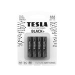 Tesla AAA BLACK+ alkalická, 4 ks