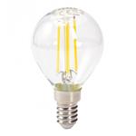 Tesla LED žárovka miniglobe FILAMENT RETRO E14/6W/230V/ 806lm/ 25 000h/4000K denní b./360st/čirá