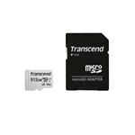 Transcend 300S 512GB microSDXC karta, UHS-I U3 A1 + adaptér