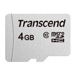 Transcend 4GB microSDHC 300S (Class 10) paměťová karta (bez adaptéru)