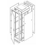 Triton stojanový rozvaděč.42U, (š)800x(h)1000, rozebíratelný, černý