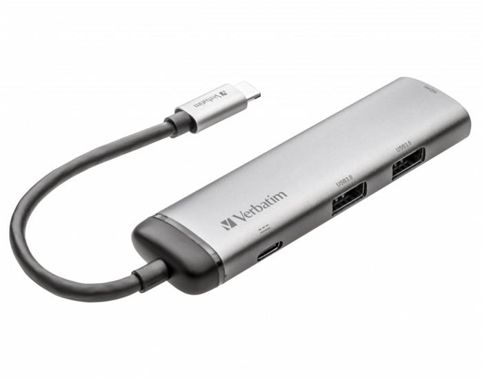 VERBATIM USB hub MULTIPORT USB-C / 2x USB 3.0 / HDMI