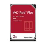 WD Red Plus 2TB, 3.5" HDD pro NAS, 5400rpm, 64MB, SATA, 3R