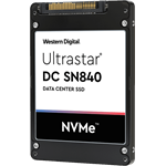 WDC Ultrastar SN840 15,36TB NVMe U.2 (2,5"/15mm), PCI-E4/2PCI-E2, 780/149kIOPS, 1DWPD, SE