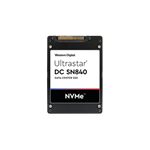 WDC Ultrastar SN840 7,68TB NVMe U.2 (2,5"/15mm), PCI-E4/2PCI-E2, 780/160kIOPS, 1DWPD, ISE