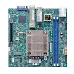 X12SDV mITX Xeon D-1718T (46W,4c@2,6GHz,pas.), PCI-E8g4,2×25GbE&2×10GbE-T, 2DDR4, 4sATA+4sATA/1NVMe, M.2, IPMI