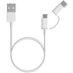 Xiaomi Mi 2-v-1 USB kabel s koncovkou Micro USB + USB-C, 30cm