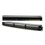 XtendLan Patch panel 19", 24 portů, stíněný, Cat.5e