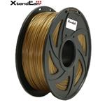 XtendLAN PLA filament 1,75mm zlatý 1kg