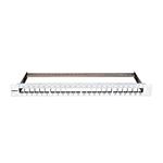 19" patchpanel pro max. 24 keystone,neosazený,1U,RAL 7035