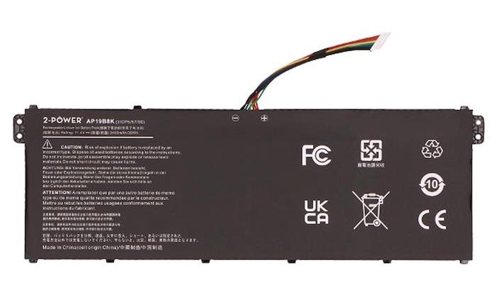 2-Power baterie pro ACER NITRO AN517-51 4 ?lánková Baterie do Laptopu 14,8V 3620mAh