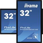 32" iiyama TF3239MSC-B1AG: AMVA, FullHD, capacitive, 12P, 500cd/m2, VGA, HDMI, DP, 24/7, IP54, černý