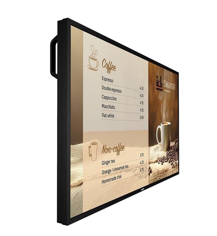 43" D-LED Philips 43BDL6017P-UHD,800cd,MP,24/7