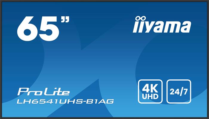 65" iiyama LH6541UHS-B1AG:VA,4K UHD,24/7