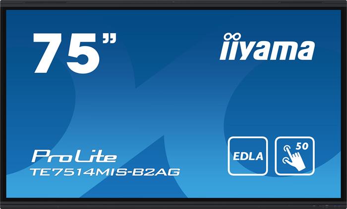 75" iiyama TE7514MIS-B2AG:IPS,4K,USB-C,EDLA