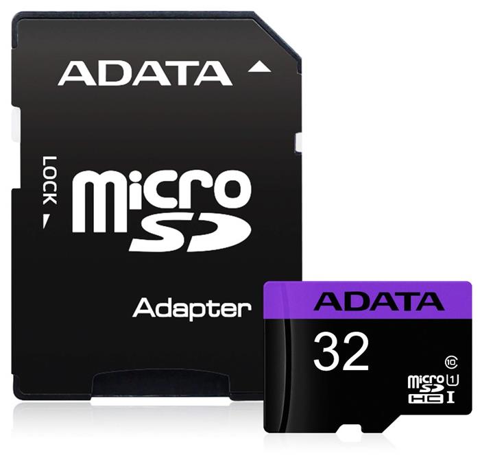 ADATA Premier 32GB microSDHC karta, Class 10, UHS-I + adaptér