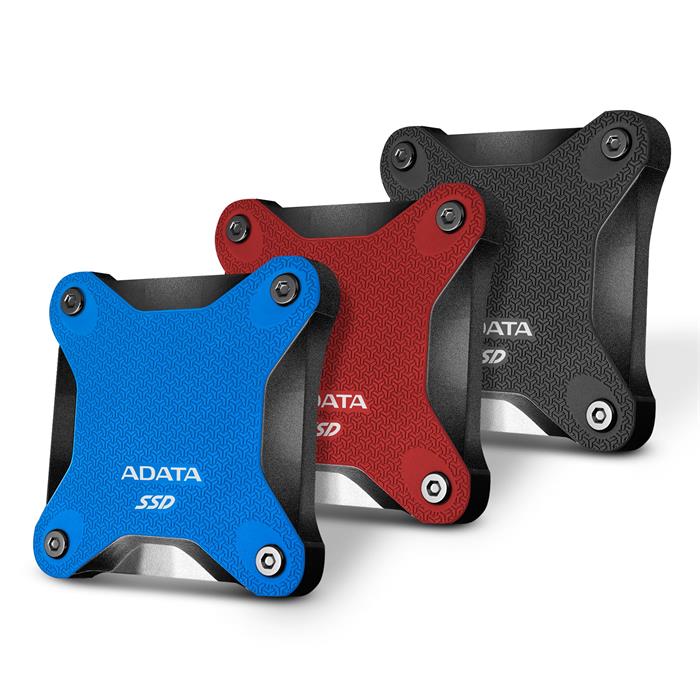 ADATA SD600Q 480GB, externí SSD, USB 3.0, červený
