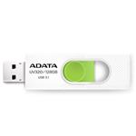 ADATA UV320 64GB flash disk, USB 3.0, white/green