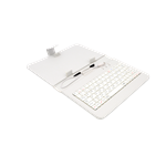 AIREN AiTab Leather Case 1, 7" pouzdro s klávesnicí, microUSB, CZ, bílé