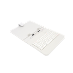 AIREN AiTab Leather Case 2, 8" pouzdro s klávesnicí, microUSB, CZ, bílé