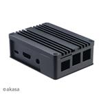AKASA A-RA05-M1B, hliníková skříň pro Raspberry Pi a Tinker Board, černá