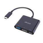 AKASA adaptér USB-C na HDMI, podpora 4K, 15cm