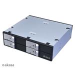 AKASA AK-IEN-02 4-bay 2.5" mobile rack 