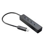 AKASA Connect 4SX, externí USB 3.0 hub, 4-portový, černý