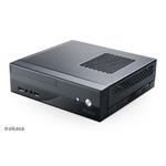 AKASA Crypto T1, mini ITX skříň, 2x USB 2.0, černá