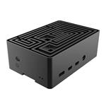 AKASA Maze, hliníková skříň pro Raspberry Pi 4, černá
