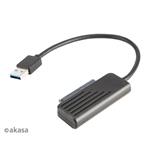 AKASA USB 3.1 adaptér pro 2,5" HDD a SSD - 20 cm