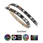 Akasa "VegasMB" secure 10 pc Magnetic LED strip light,  50cm, RGB