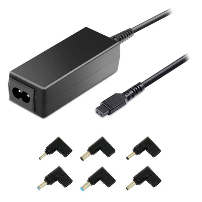 Akyga nabíječka/ napájcí AC adaptér/ 220V/ 20V/ 2.5A/ 45W/ 6 velikostí konektorů/ univerzální