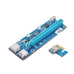 Akyga  PCI-Express 1x riser prodlužovací adaptér po USB 3.0/55cm/15cm