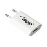 Akyga USB nabíječka 5V/1A, bílá