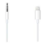Apple audio kabel s konektorem Lightning a 3.5mm jackem, 1.2m, bílý