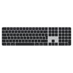 Apple Magic Keyboard s Touch ID a číselnou klávesnicí - česká, černé klávesy