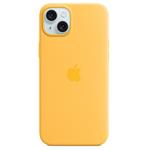 Apple silikonový kryt s MagSafe na iPhone 15 Plus – paprskově žlutý