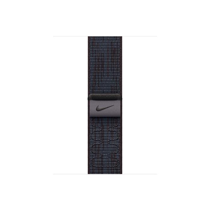 Apple Watch 41/40/38mm černo-modrý provlékací sportovní řemínek Nike