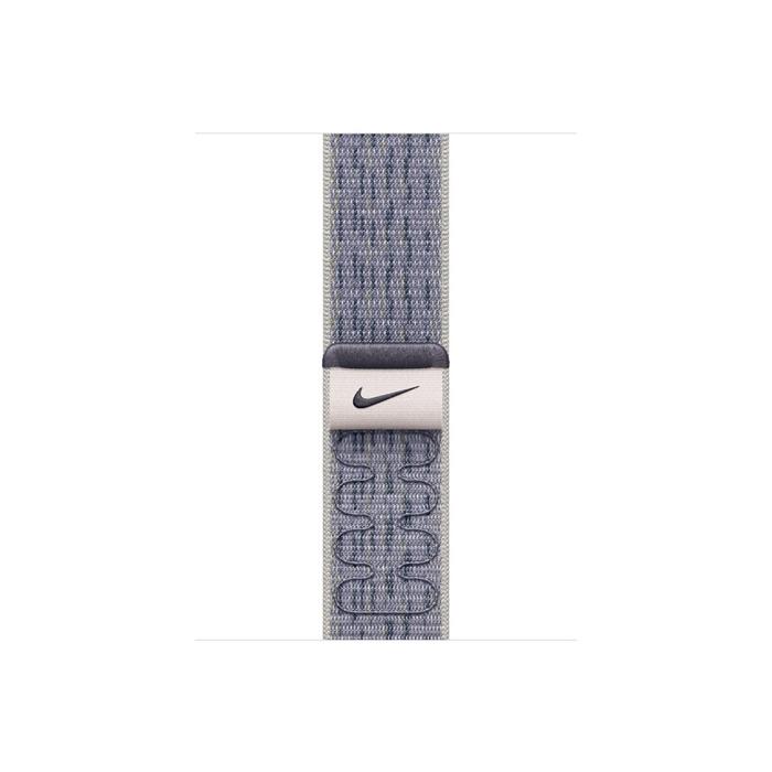 Apple Watch 41/40/38mm šedo-modrý provlékací sportovní řemínek Nike