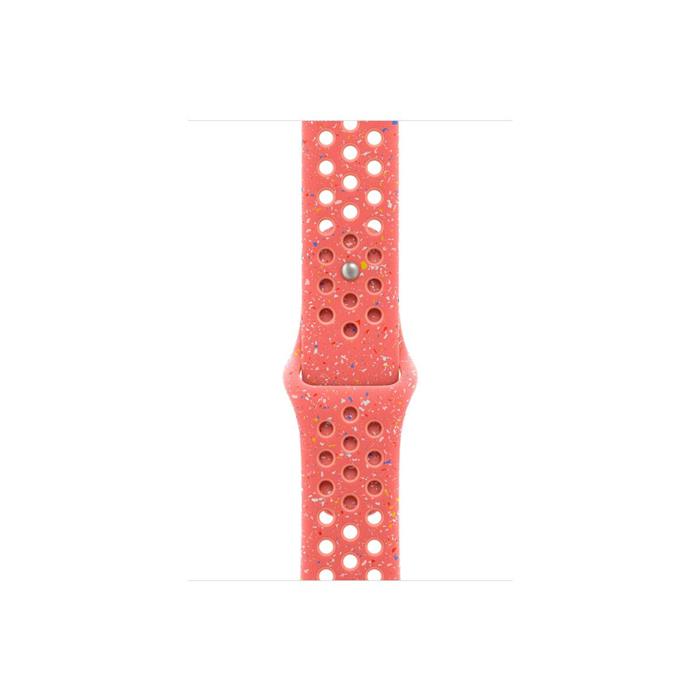 Apple Watch 41/40/38mm žhavě oranžový sportovní řemínek Nike S/M