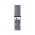 Apple Watch 42/41/40/38mm šedo-modrý provlékací sportovní řemínek Nike