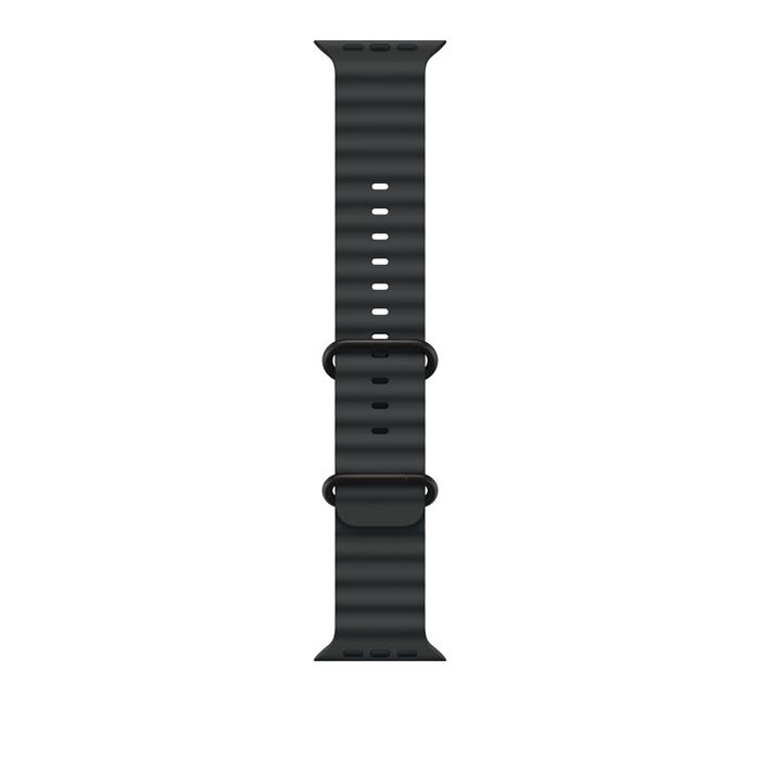 Apple Watch 49/44/45/46mm černý oceánský řemínek s černým titanem